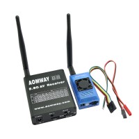 AOMWAY FPV 5.8G 1000mw Transmitter Receiver TX +TX VTR & VTX 15CH Telemetry Fatshark ImmersionRC Compatible 