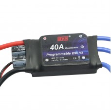DYS HW40A Electronic Speed Controller Programmable V2 ESC 2-4 Lipo with Built-in 3A BEC for Multicopter