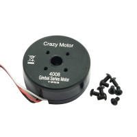 Crazy Motor 4008 Brushless Gimbal Motor 360degree Unlimited Rotation Silvery