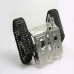 Metal Robot Chassis Track Arduino Tank Chassis Wali w/ Motor Stainless Steel
