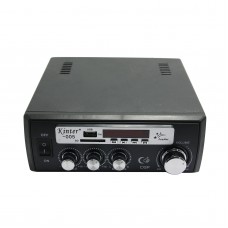 FM 20W*2 USB SD Digital Display Player Home Power Amplifier AC220V & DC12