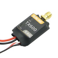 Mini TX600 5.8G 600MW Transmitter Video TX 32CH Video Transmission Black for FPV Photography