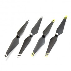 9443 Carbon Fiber Propeller Reinforced Self-tightening & White/ Yellow Strips for Vision DJI Phantom E300 Multicopter