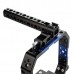 DSLR 15mm Rod Cage Protection Brackets Baseplate Mount For Blackmagic BMCC C300