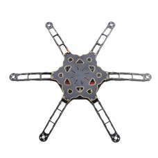 HMF Totem Q450 Caron Fiber Hexacopter Kits for Multirotor Multicopter FPV Photography