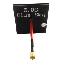 FPV 5.8GHz 15DBI Panel AV Transmission Antenna 2-5km No Snowflake RP-SMA