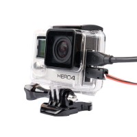 45M Waterproof Shell Diving Protection Case Universal for Gopro Hero4/ 3+/ 3 Side Open Version