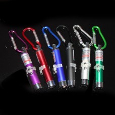 3PCS 3 in 1 Red Light Laser Portable Mini Flashlight for Currency Detector Playing Pets PPT Teaching
