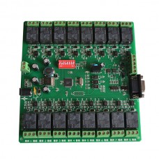 16 Channel Serial Port Realy Board 485/ 232 Control Relay Control Module