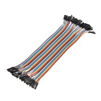 40PCS Dupont Wire 20cm Cables Line Jumper 1p-1p pin Connector Female to Female