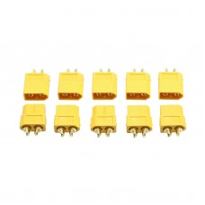 Tarot XT60 Plugs 5Pairs XT60 Connector for RC Multi-rotor Models TL10152-01