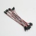 10pcs 10cm Servo Extension Lead Wire Cable MALE TO MALE KK MK MWC APM Flight Control