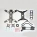 LM280 280mm 4-Axis Black Glass Fiber Board Integrated Quadcopter Frame Kits for FPV Photography