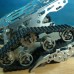 Tank Chassis Track Platform Smart Robotic Car WIFI w/ Seperate Damper Chassis for Robot DIY Customized