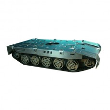 Super Size Tank Chassis Track Platform Smart Robotic Car w/ Independent Damper Chassis Over Obstacle for DIY Customized