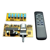 LTMV04 4 Channel Remote Control Volume Kits Support Balance Input Output for Amplifier DIY