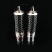 SLK HI-END Carbon Fiber OCC Single Crystal Copper Rhodium Plated RCA Signal Plug DIY Kits