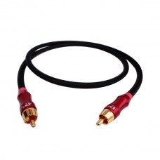 1m Fever Audio Cable Coaxial 75ohm Audio Digital Signal Cable for HIFI Amplifier