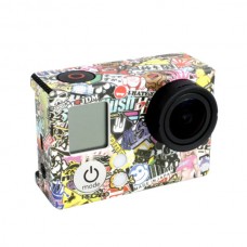 Dedicated Colorful Pattern Protective Sticker for Gopro hero3+ FPV Camera