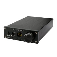 DAC-X6 HiFi Amp USB 24Bit 192Khz Fiber Coaxial Digital Audio Amplifier DAC Decoder-Black