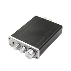 Feixiang FX502E TL082 TDA7498L Hifi Digital Amplifier 68W * 2 Digital Amp LM1036 Preamp Silver Panel