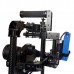 Mini Tank Handheld 3-axis Electronic Stabilizer Gimbal Support A7.GH for Micro DSLR