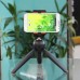 Yunteng YT-228 Mini Tripod w/ Phone Holder Clamp for Smartphone Sumsung iPhone 6 5S