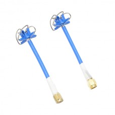 1 Pair Aomway 5.8g 4-Leaf Clover Antenna FPV Mushroom Antenna SMA Connector for TX/RX 