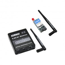 Aomway 5.8G 500mW Audio/Video AV Transmitter + 5.8G Receiver DVR Recorder