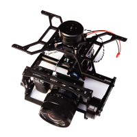 3 Axis FPV Brushless Gimbal Stabilizer Alloy for SONY NEX5 NEX7 A5000 A5100 A6000 GH2 Micro DSLR Camera Aerial Photography