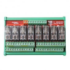 8 Channel OMRON Relay Module Group Control Board Output Board PLC Amplifier Board 8L2-24V
