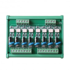 8 Channel PLC Amplifying Board Protection Board AC Silicon Controllable Optocoupler Isolation Board Output Board 8GG-AC