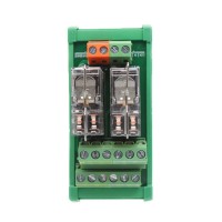2 Channel Relay Module OMRON Group Control Board Drive Expansion PLC Amplifying 2L2-24V