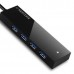 SEATAY HU341 USB3.0 HUB Deconcentrator 4 Ports Concentrator Expansion Port Multifunctional