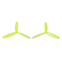 Tarot 5inch 3-Blade Propeller Prop CW/CCW 1-Pair Yellow TL300E5 for Mini 200/250 Multicopters