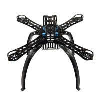 X4M310L FC Mini 310mm 4-Axis Full Carbon Fiber Quadcopter Frame Kit w/Landing Skid