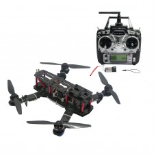 250mm Carbon Fiber 4 Axis Mini Quadcopter + CC3D Flight Controller & TX RX & EMAX MT1806 & Simonk 12A ESC