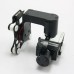 3 Axis CNC Alloy Gimbal Built in AV-out Charger Port for Gopro 3/ 4 Camera Multicopter FPV Photogrphy