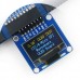 0.96 inch OLED Screen Module 12864 Yellow Blue Curved Pin