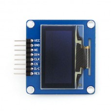 SH1106 1.3 inch OLED Screen Module 12864 Blue Curved Cable Pin