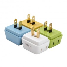 5PCS 1 in 3 out Plug Travel Necessory P2574 Portable Socket 