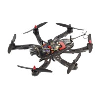 Beetle LS-300 Glass Fiber Alien Hexacopter for FPV Photography Black