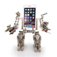 Metal Fort BL207 Transformer Kits Nickelage Phone Holder Case for DIY Learner Toy Boy Gift