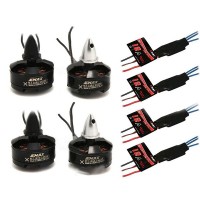 Emax 12A Speed Controller ESC + MT2204-2300KV Motors For FPV QAV250 Quadcopter 