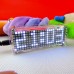 Dot Array LED Electronic Clock Kits Singlechip Digital Clock Green Blue Red White