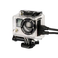 Professional Waterproof Transparent Case Side Opened for Gopro hero2 Diving Protective Shell