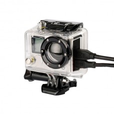 Professional Waterproof Transparent Case Side Opened for Gopro hero2 Diving Protective Shell