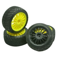 4PCS Road Pulling Wheel Wire WR8 FLUX KEN BLOCK for Racing Car