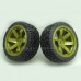 4PCS 1:10 Durable Nylon Wheel Soft Deep Texture for Racing Car