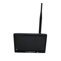5.8G 7 Inch AIO Receiver Display Built in Battery HD 800*480 Monitor Snowflake Screen for FPV Photography
